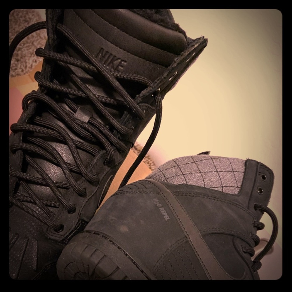 Nike Dunk Sky sneakers.